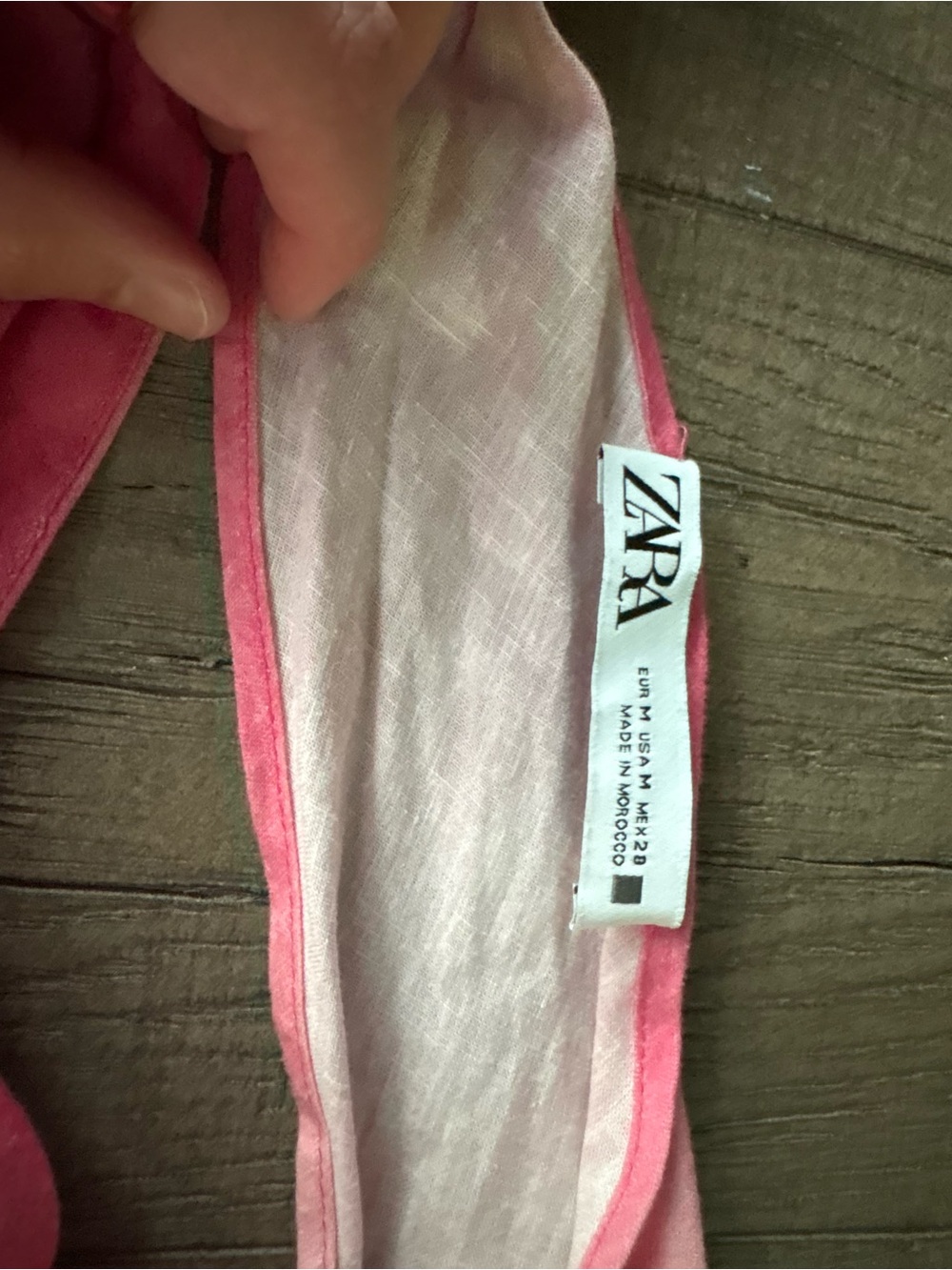 Zara Pink Ombre Slip Dress - Picture 3 of 4